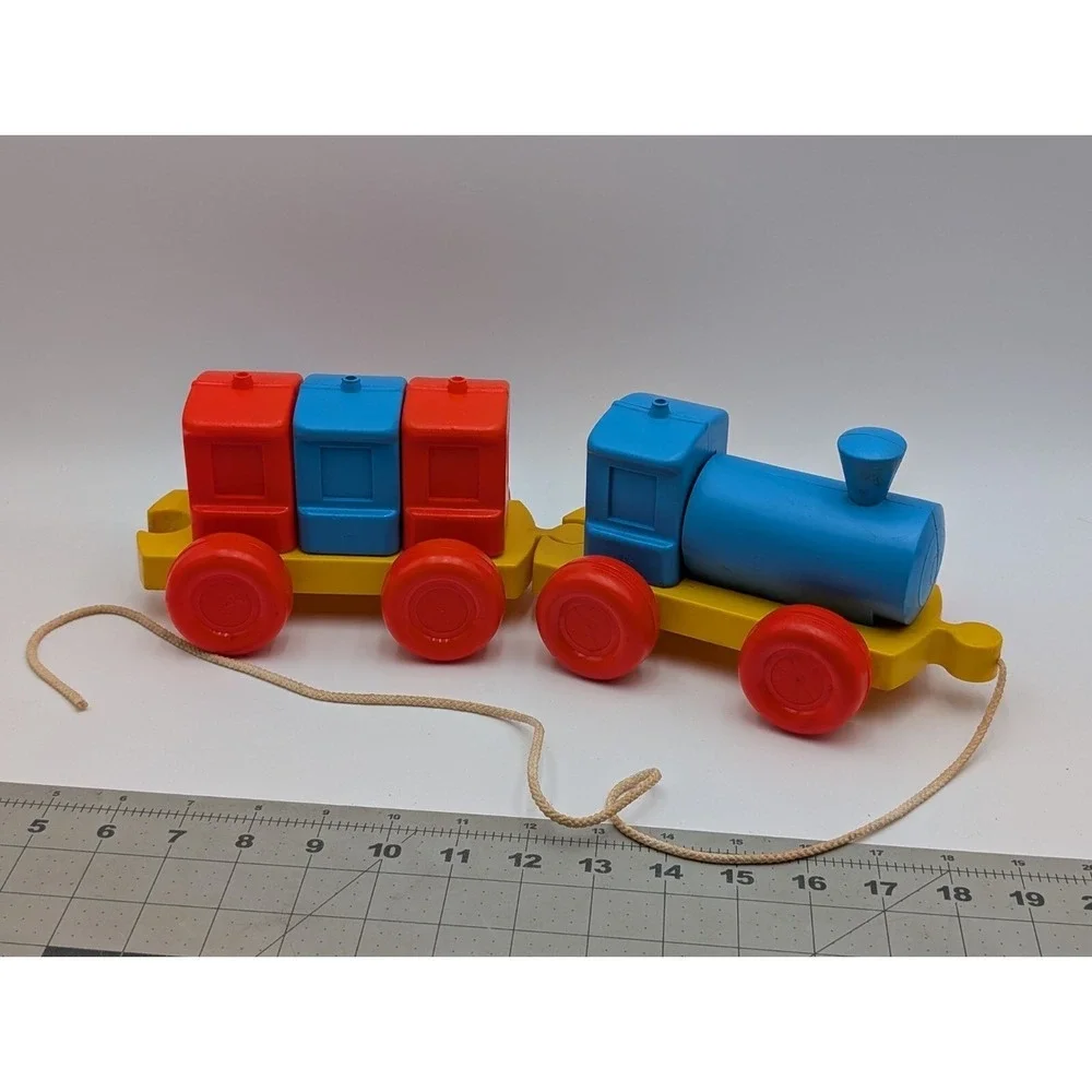 Baby Push Pull Train Blocks Italy